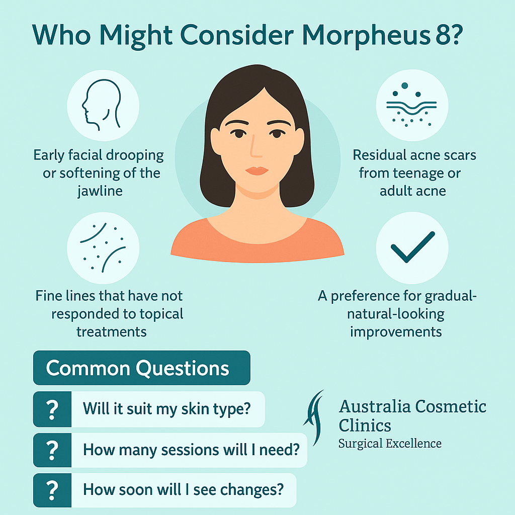 Morpheus 8 Sydney​ Infographic by Dr Mark Kohout Who Might Consider